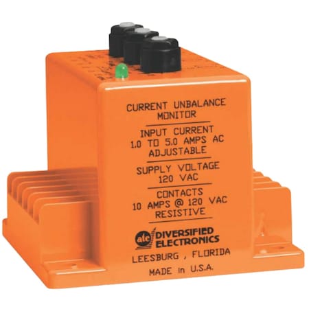 Diversified 3-Phase Current Unbalance and Over Current Monitor CLB-120-ALE-10